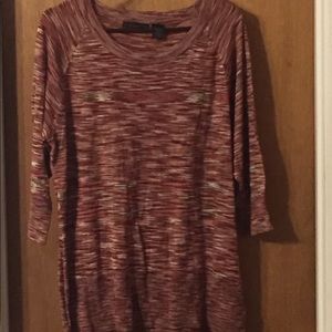 Lightweight top - 3/4 sleeves - 2x